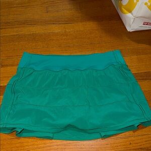 Lululemon Athletica Vibrant Green Skort